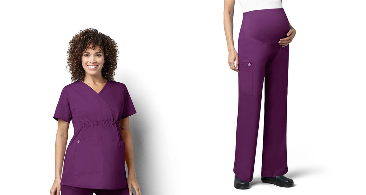 Maternity Nursing Scrubs Comfort & Style Kara