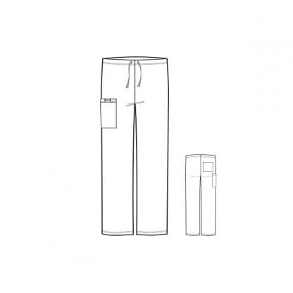 WonderWORK Unisex Drawstring Cargo Trousers WW500 Style Outline