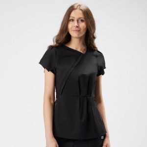 Edit Novus Asymmetric Top Black