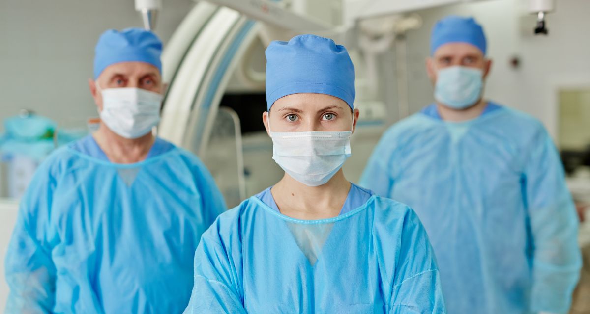 Scrub hats for healthcare professionals